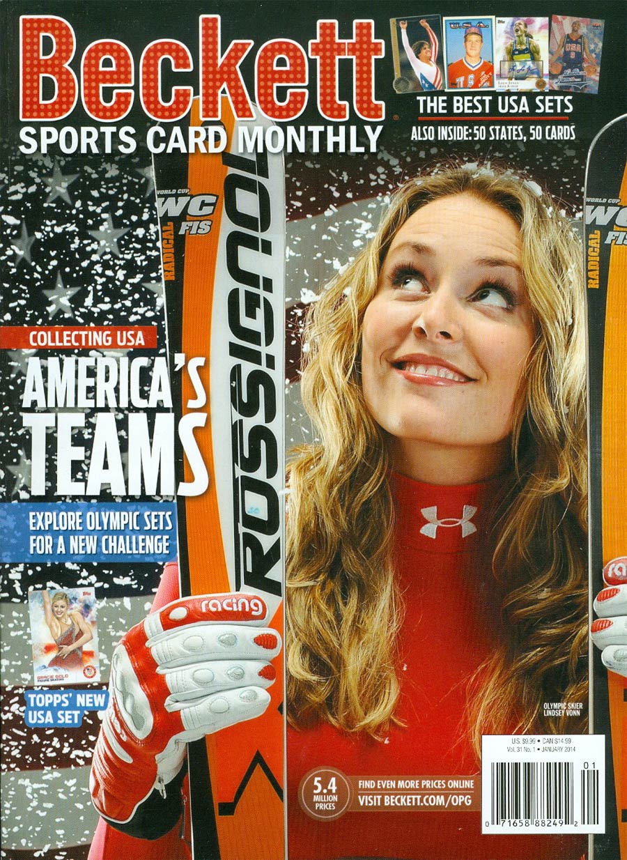 Beckett Sports Card Monthly Vol 31 #1 Jan 2014
