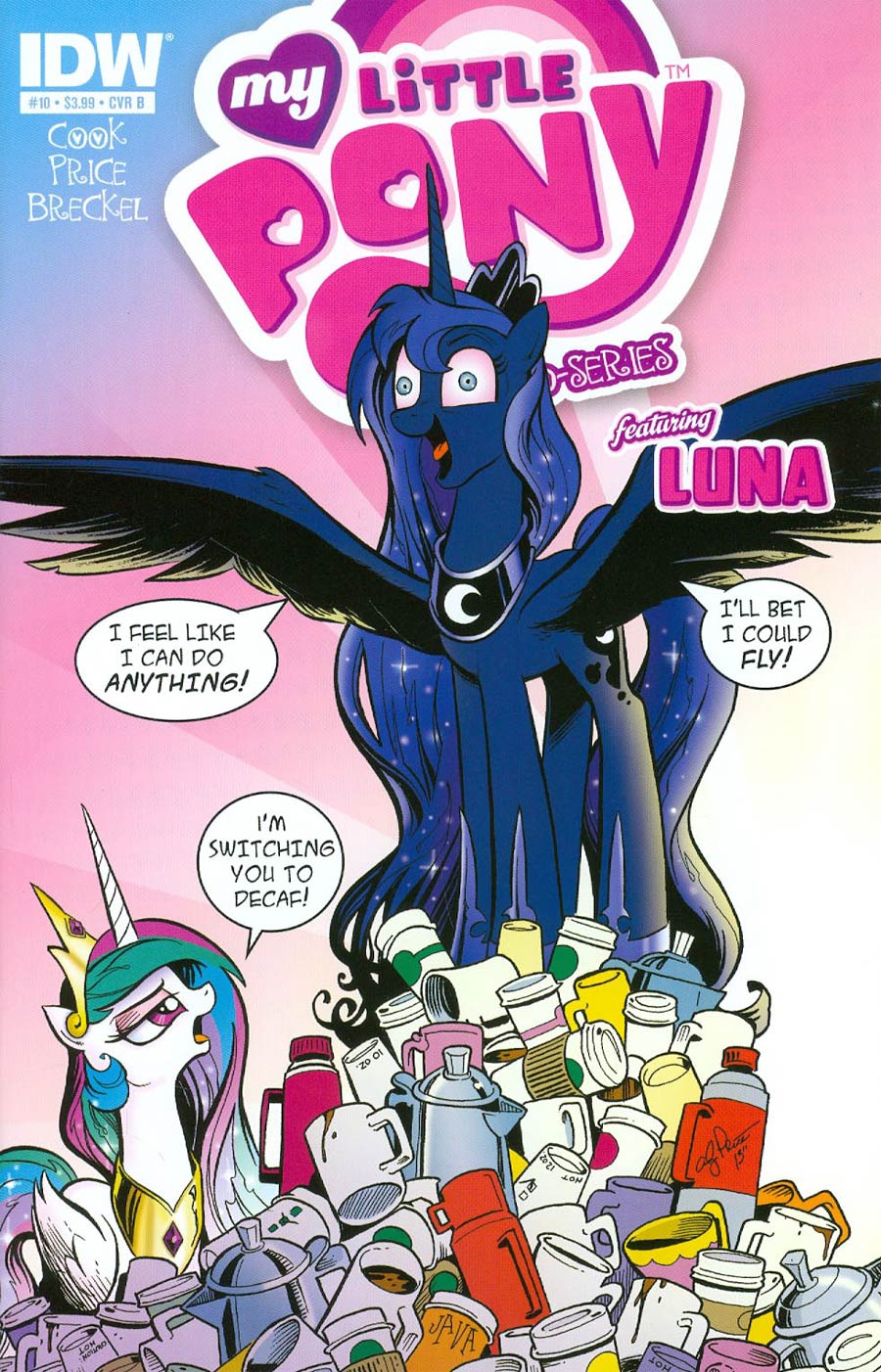 My Little Pony Micro-Series #10 Luna Cover B Regular Andy Price Cover