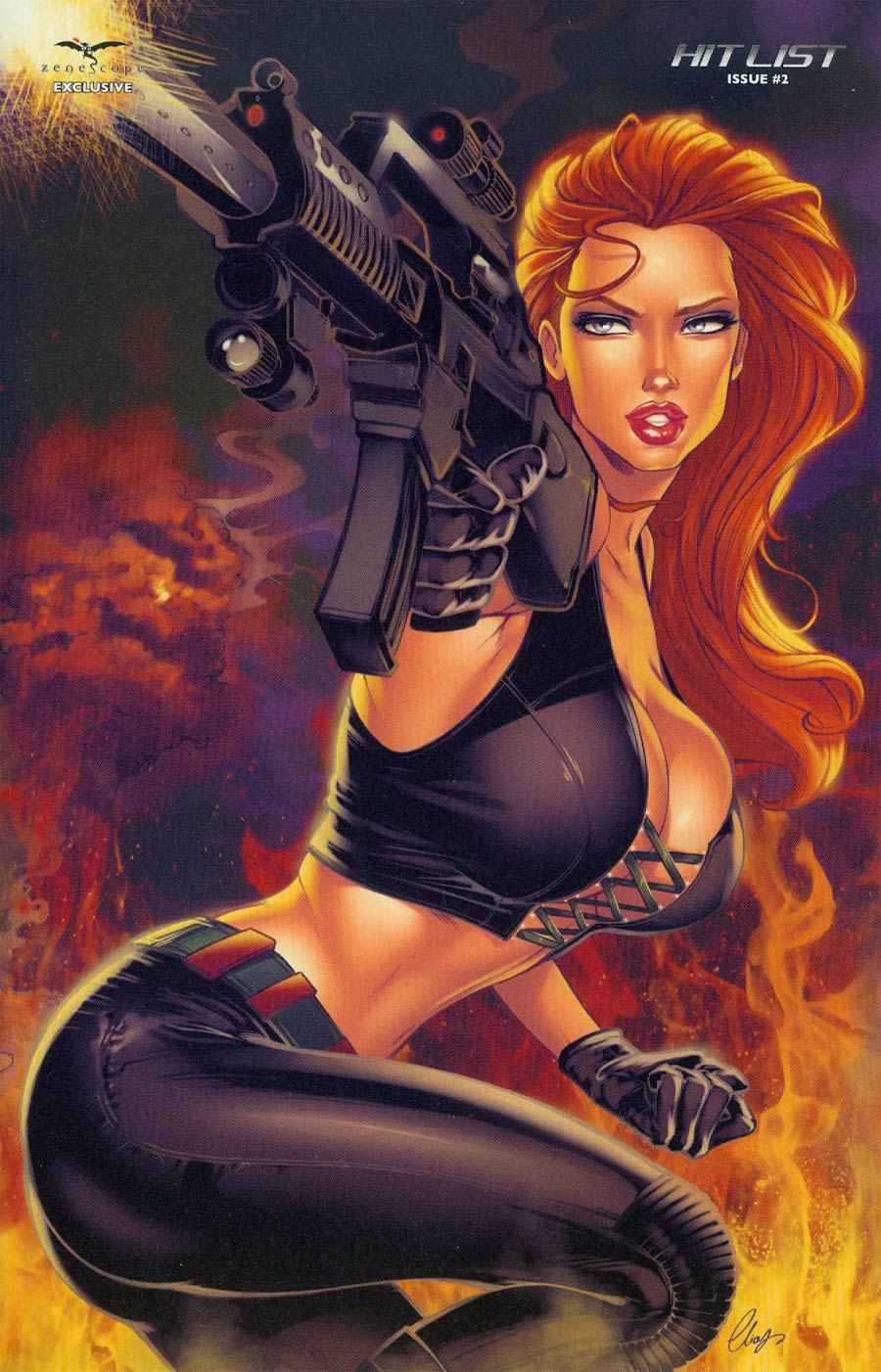 Hit List #2 Cover D Zenescope Exclusive Elias Chatzoudis Variant Cover