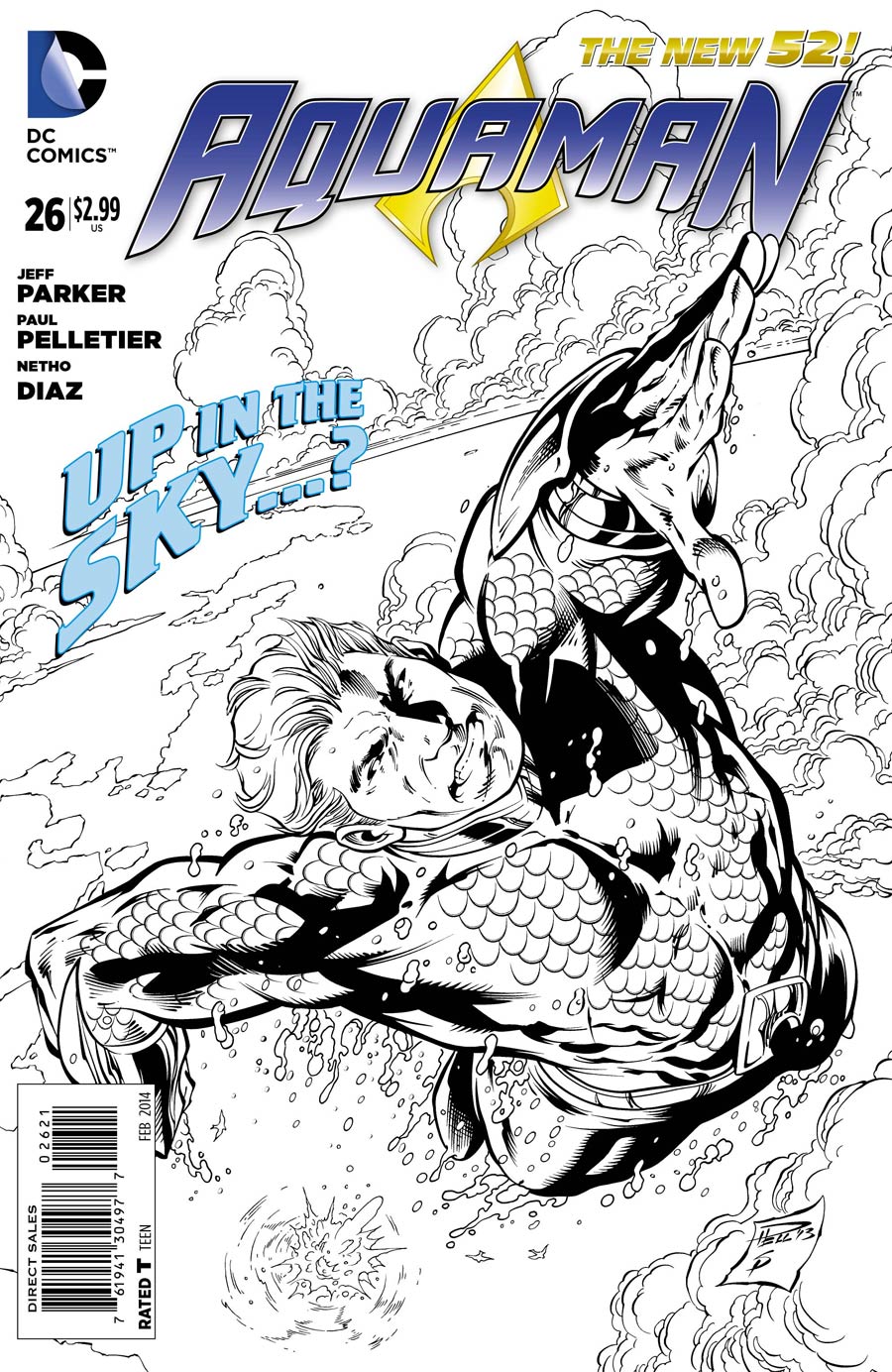 Aquaman Vol 5 #26 Cover B Incentive Paul Pelletier Sketch Cover