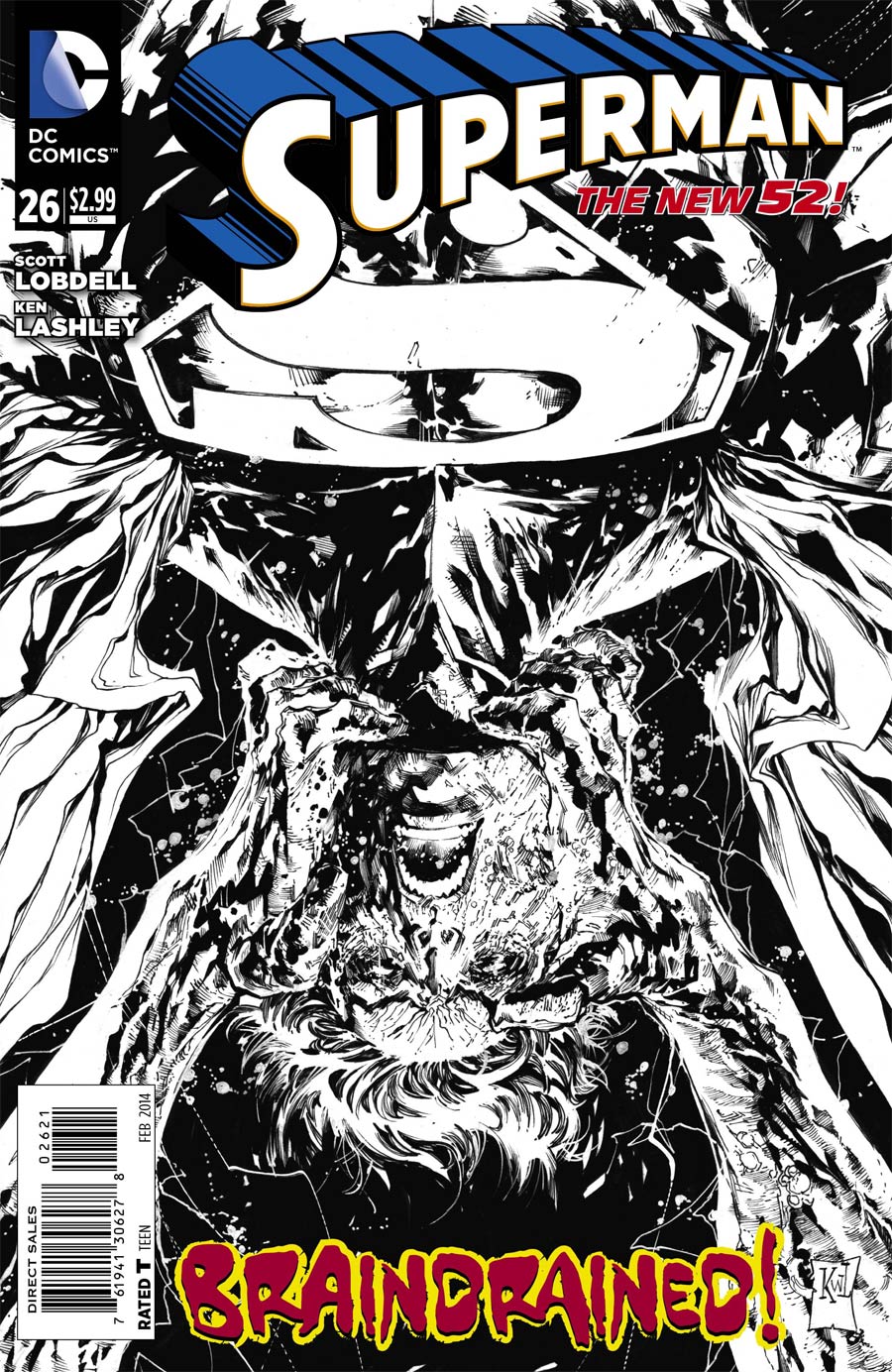 Superman Vol 4 #26 Cover B Incentive Ken Lashley Sketch Cover