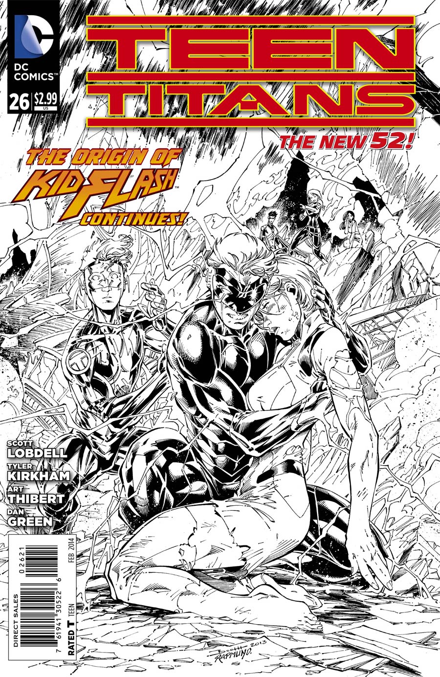 Teen Titans Vol 4 #26 Cover B Incentive Brett Booth Sketch Cover (Forever Evil Tie-In)