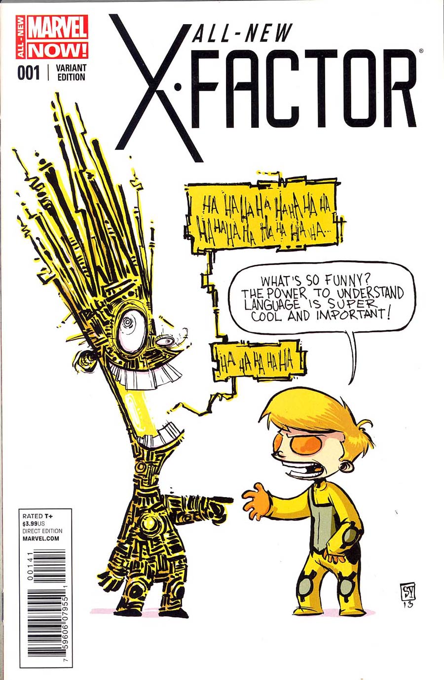 All-New X-Factor #1 Cover C Variant Skottie Young Baby Cover