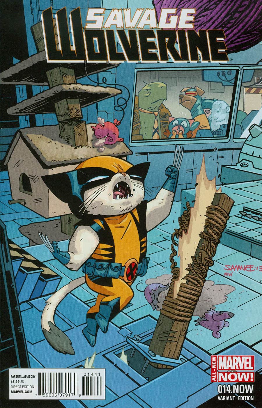 Savage Wolverine #14.NOW Cover C Incentive Animal Variant Cover