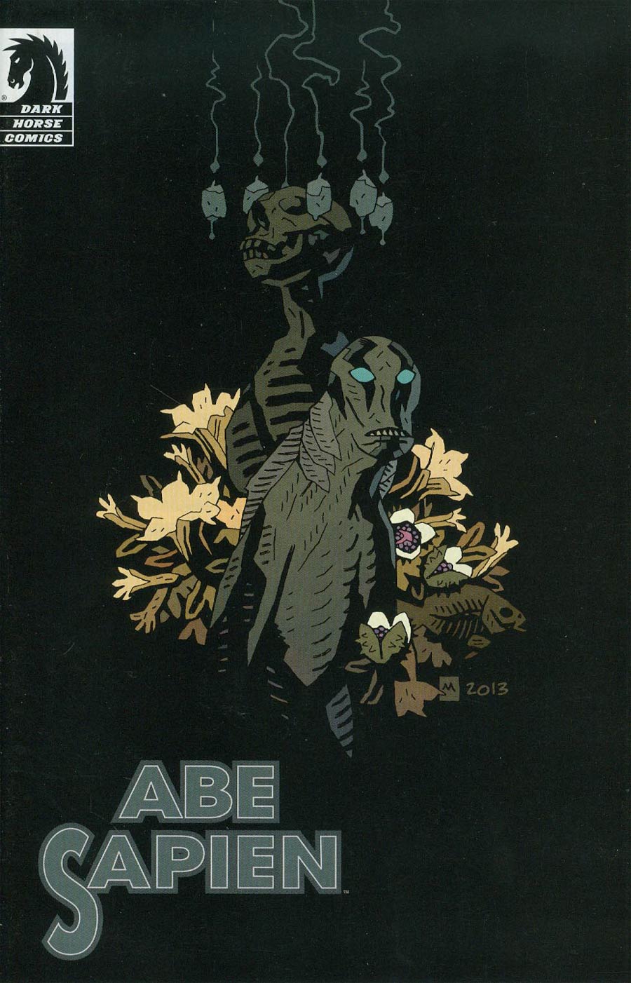 Abe Sapien #9 Cover B Incentive Mike Mignola Variant Cover