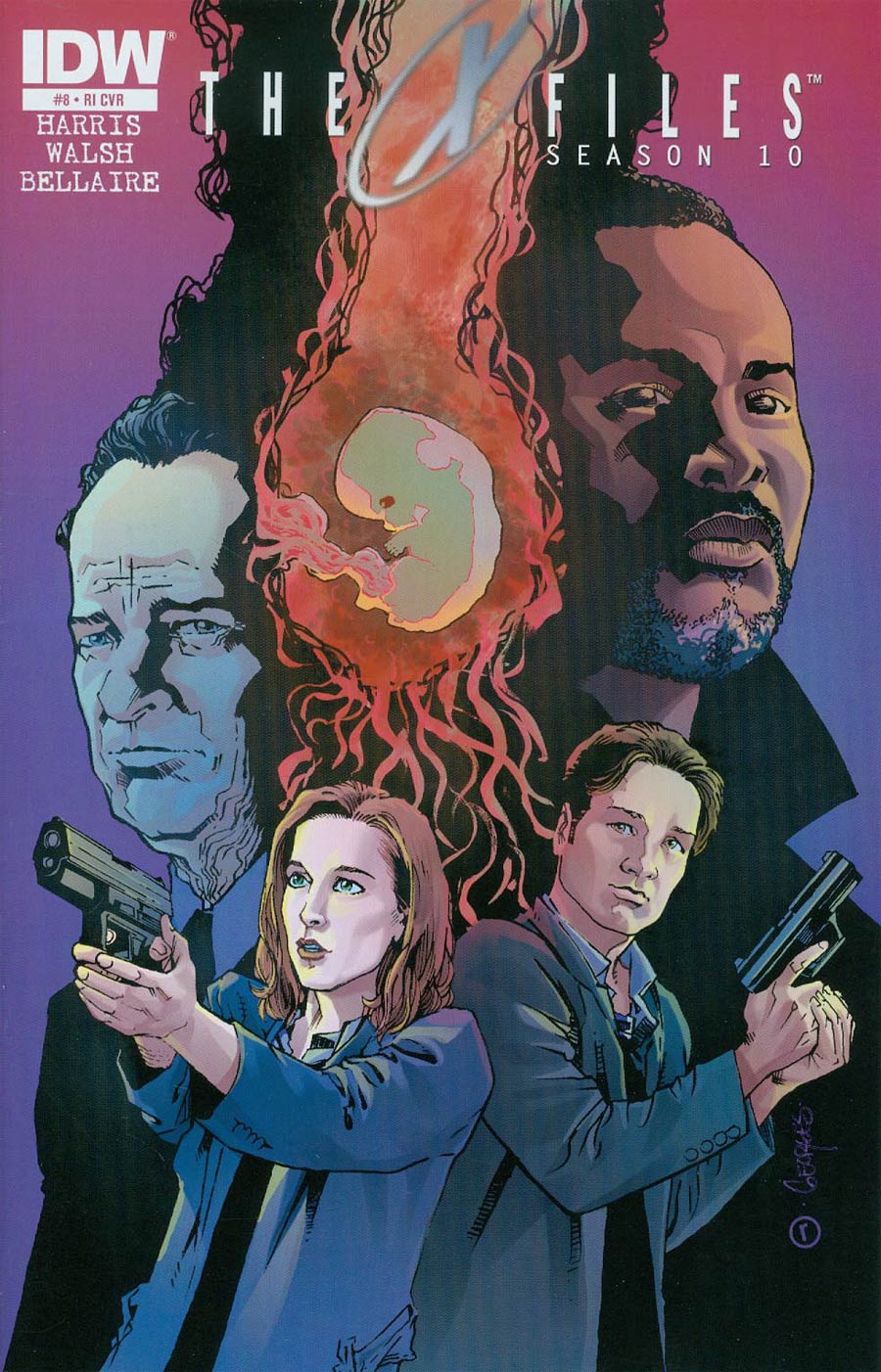 X-Files Season 10 #8 Cover C Incentive Georges Jeanty Variant Cover