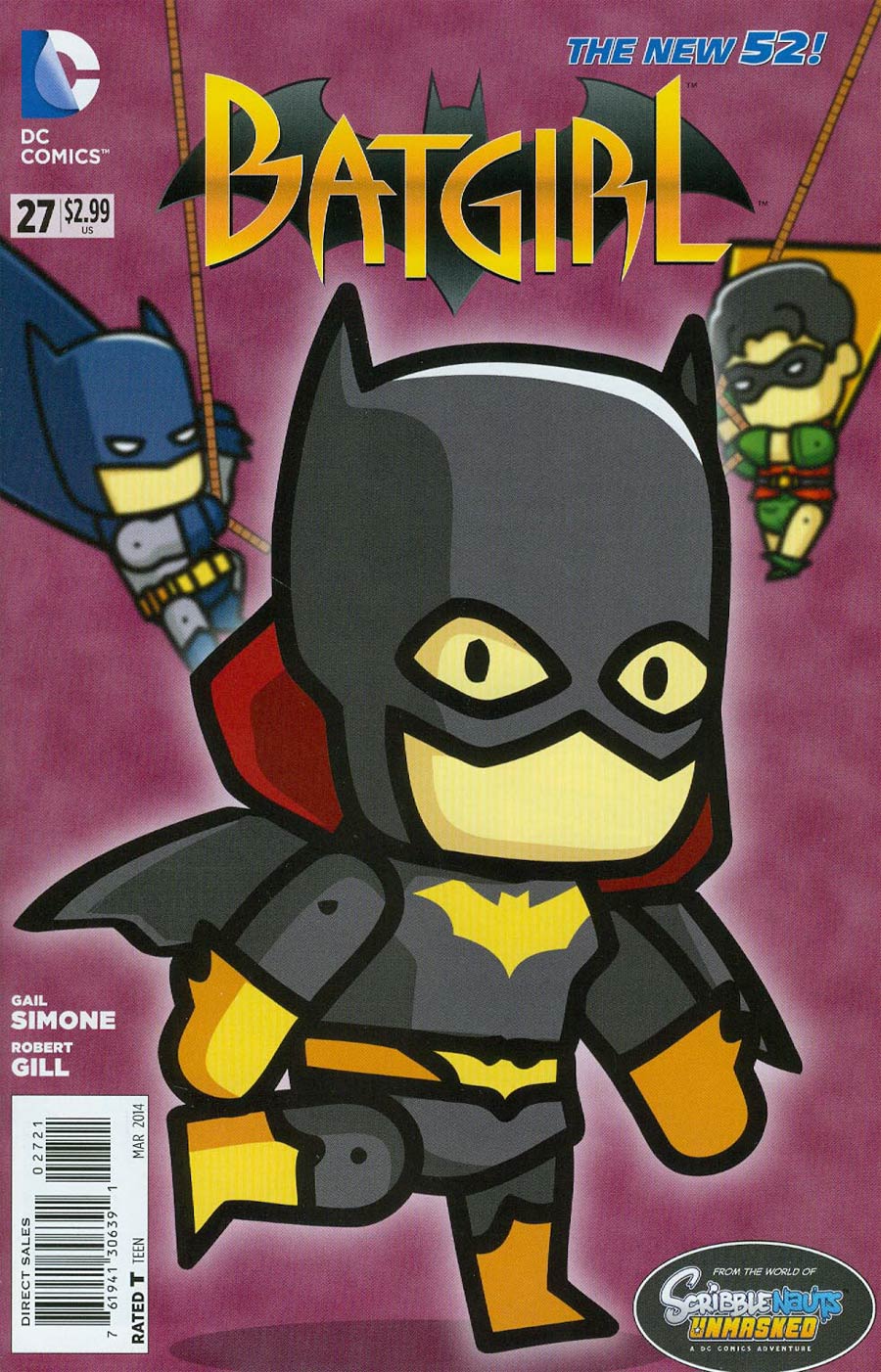 Batgirl Vol 4 #27 Cover B Incentive Scribblenauts Unmasked Variant Cover (Gothtopia Tie-In)