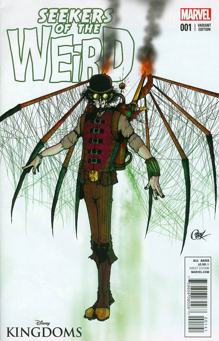 Disney Kingdoms Seekers Of The Weird #1 Cover C Incentive Brian Crosby Imagineer Variant Cover