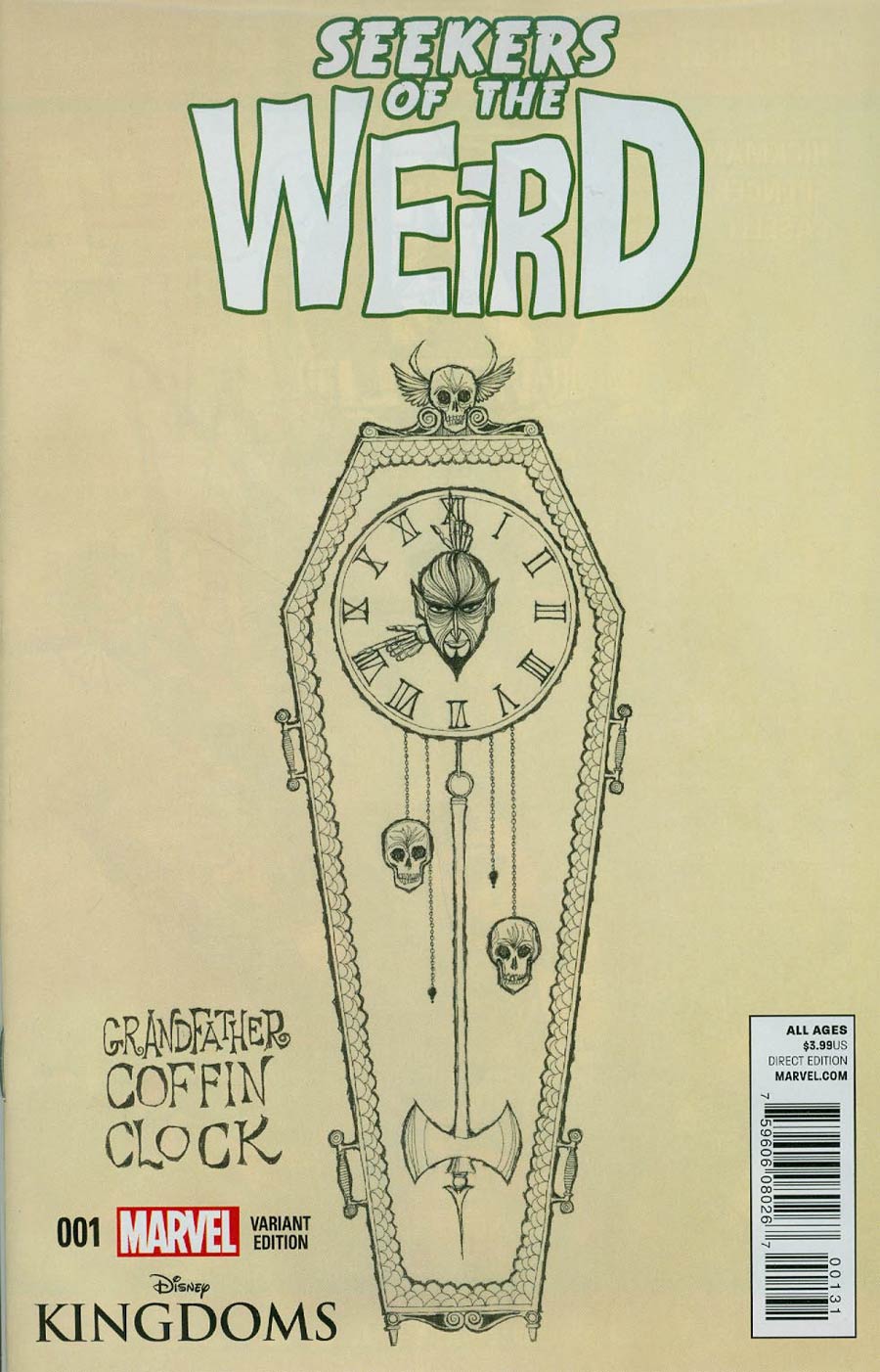 Disney Kingdoms Seekers Of The Weird #1 Cover D Incentive Rolly Crump Variant Cover