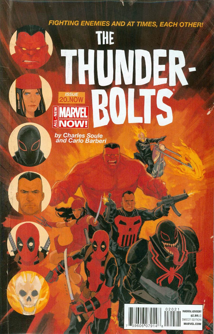 Thunderbolts Vol 2 #20.NOW Cover D Incentive Phil Noto Color Variant Cover