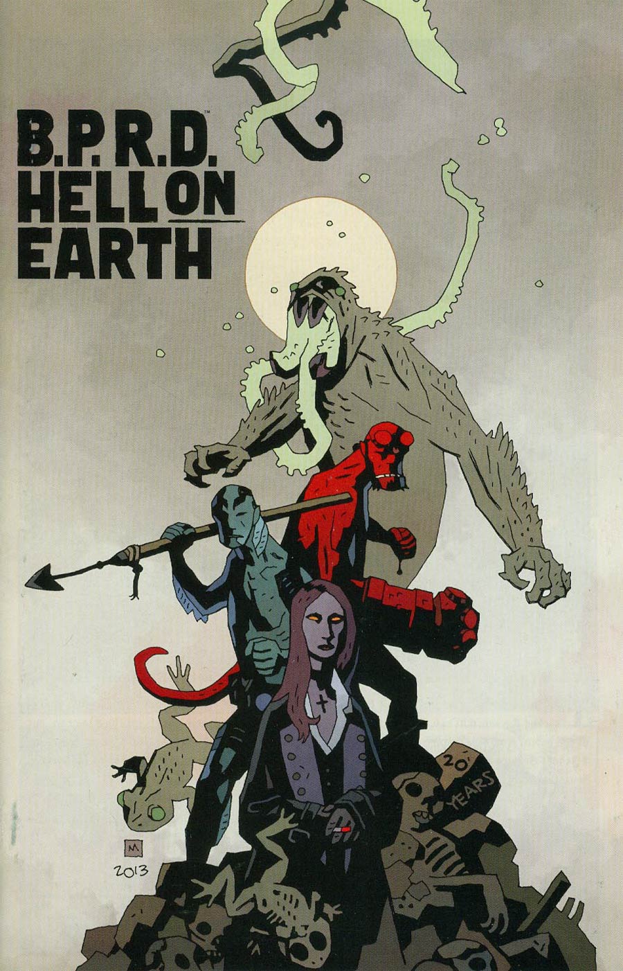 BPRD Hell On Earth #115 Cover B Incentive Mike Mignola Variant Cover