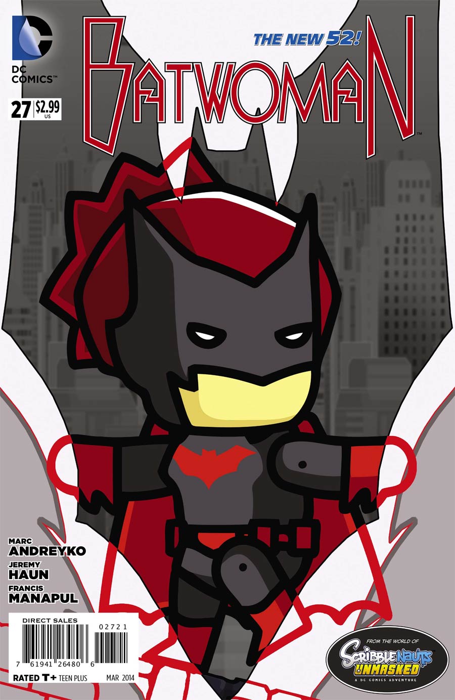 Batwoman #27 Cover B Incentive Scribblenauts Unmasked Variant Cover