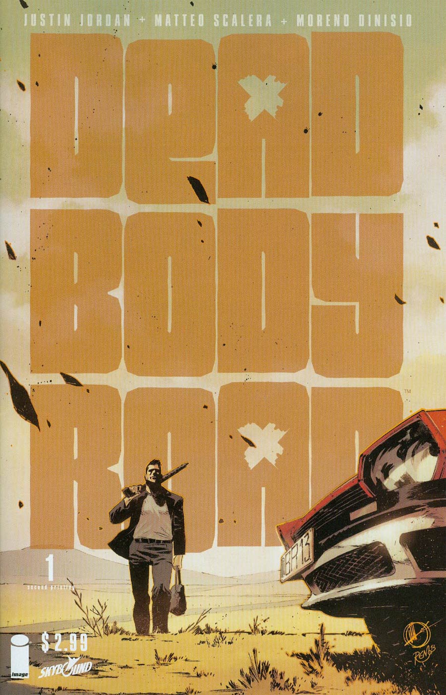 Dead Body Road #1 Cover B 2nd Ptg