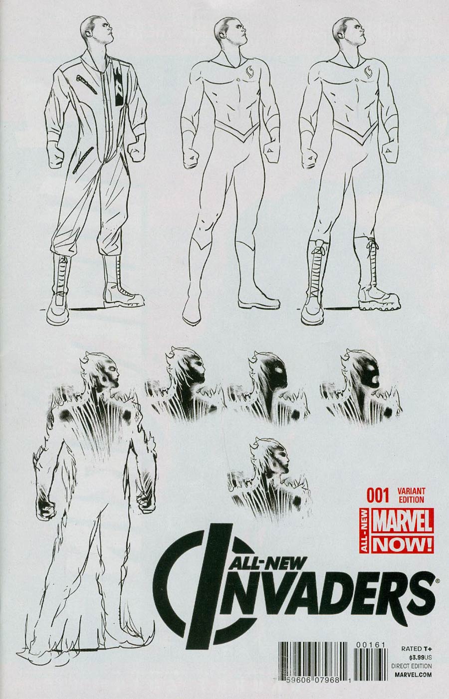 All-New Invaders #1 Cover D Incentive Design Variant Cover