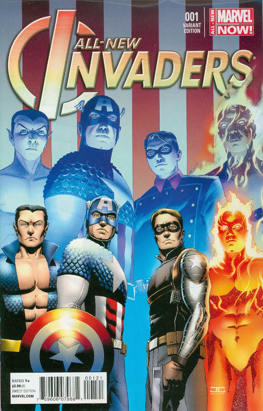 All-New Invaders #1 Cover E Incentive John Cassaday Color Variant Cover