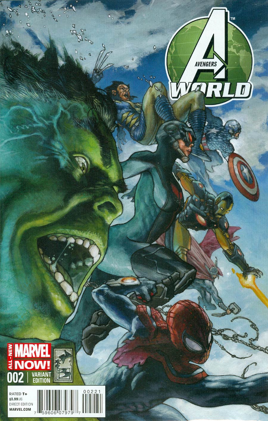Avengers World #2 Cover B Incentive Simone Bianchi Variant Cover