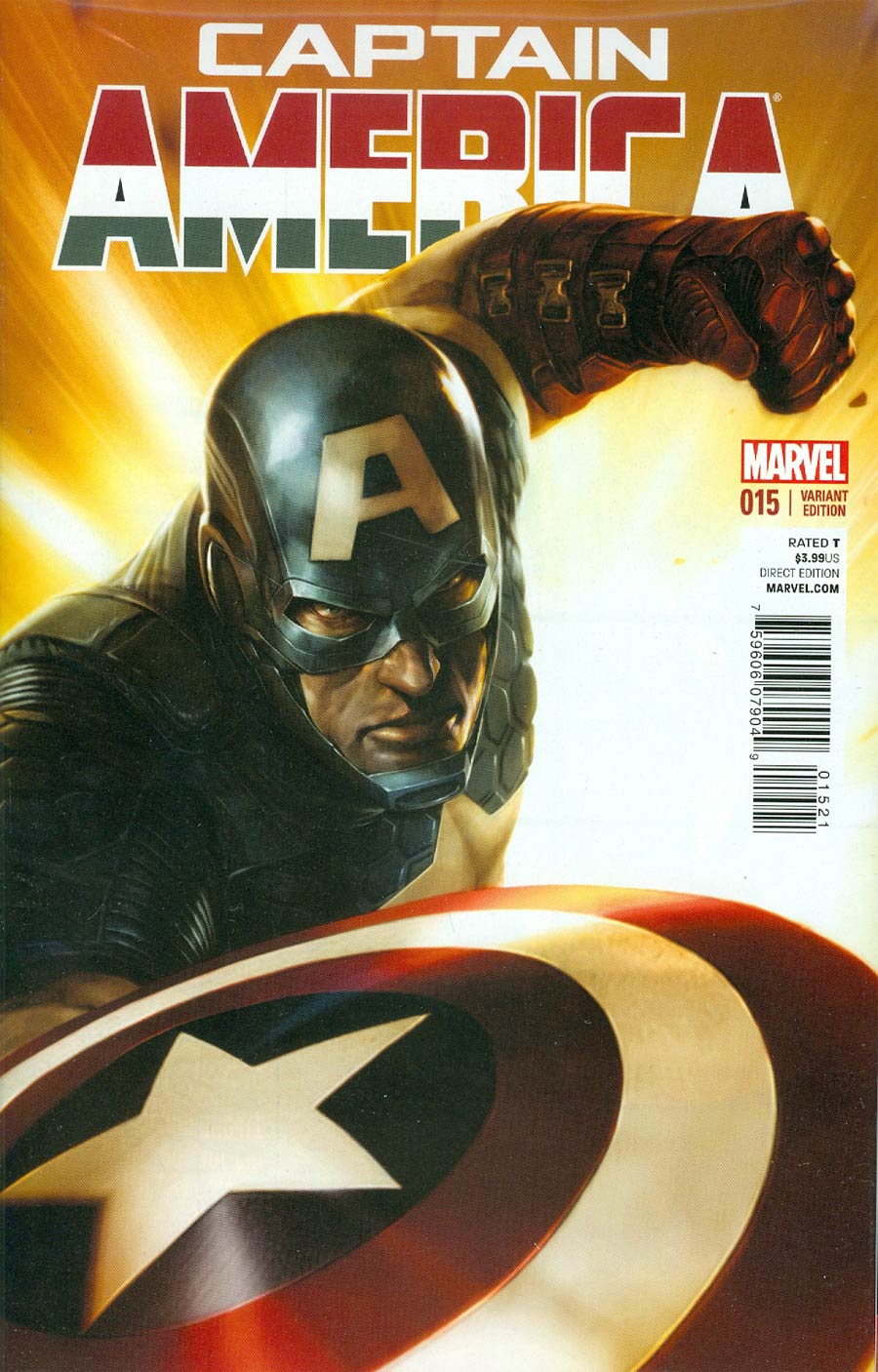 Captain America Vol 7 #15 Cover B Incentive Francesco Mattina Variant Cover