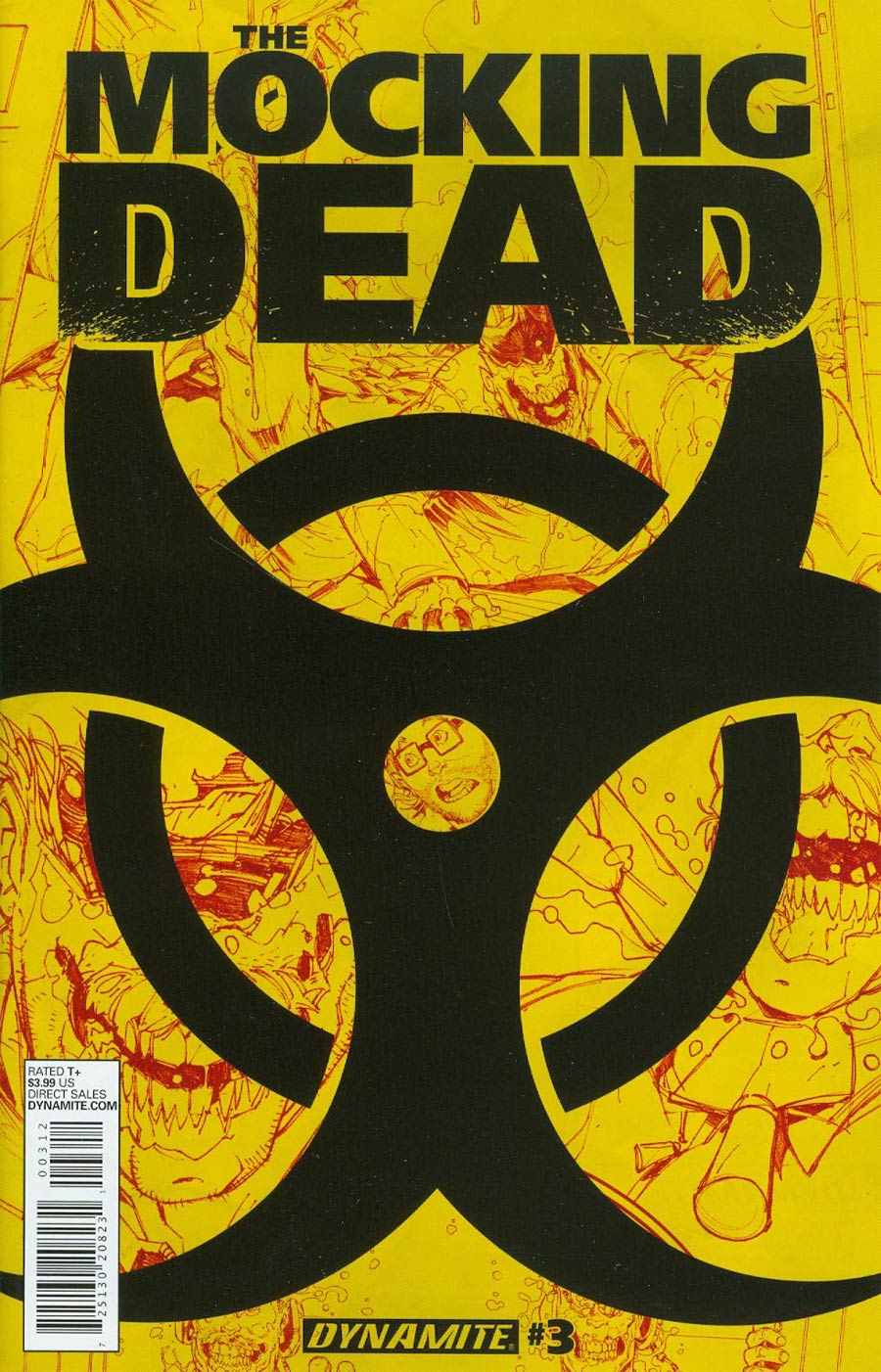 Mocking Dead #3 Cover C 2nd Ptg Yellow Hazard Cover