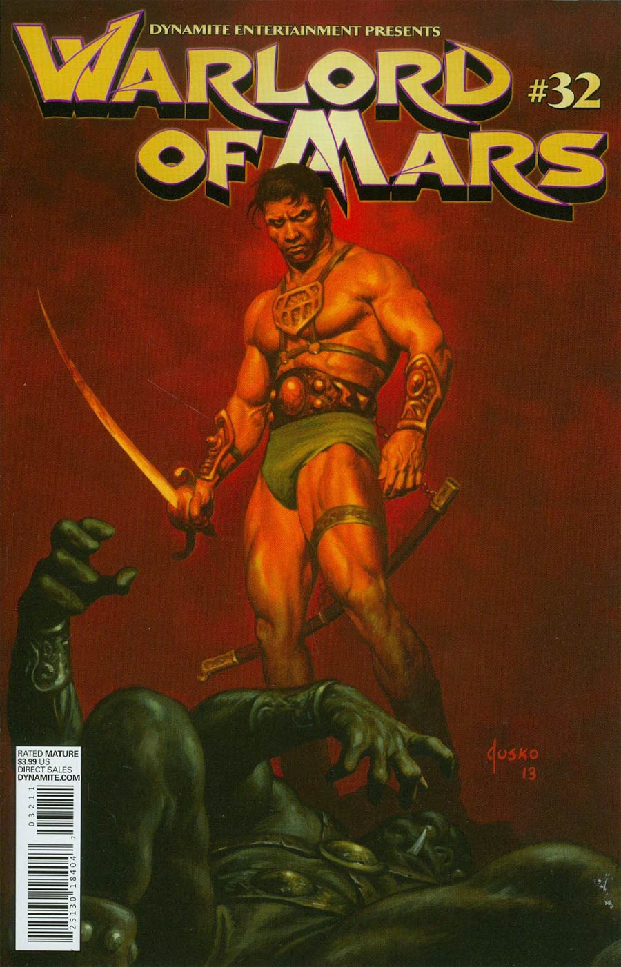 Warlord Of Mars #32 Cover A Regular Joe Jusko Cover