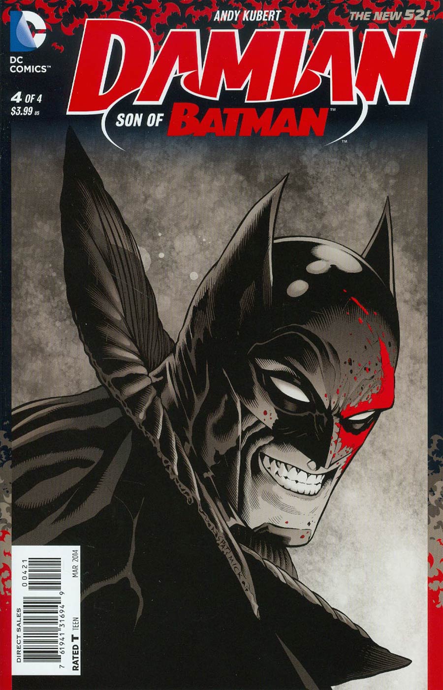 Damian Son Of Batman #4 Cover B Incentive Pat Gleason Variant Cover
