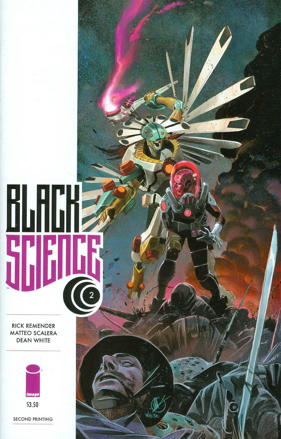 Black Science #2 Cover C 2nd Ptg