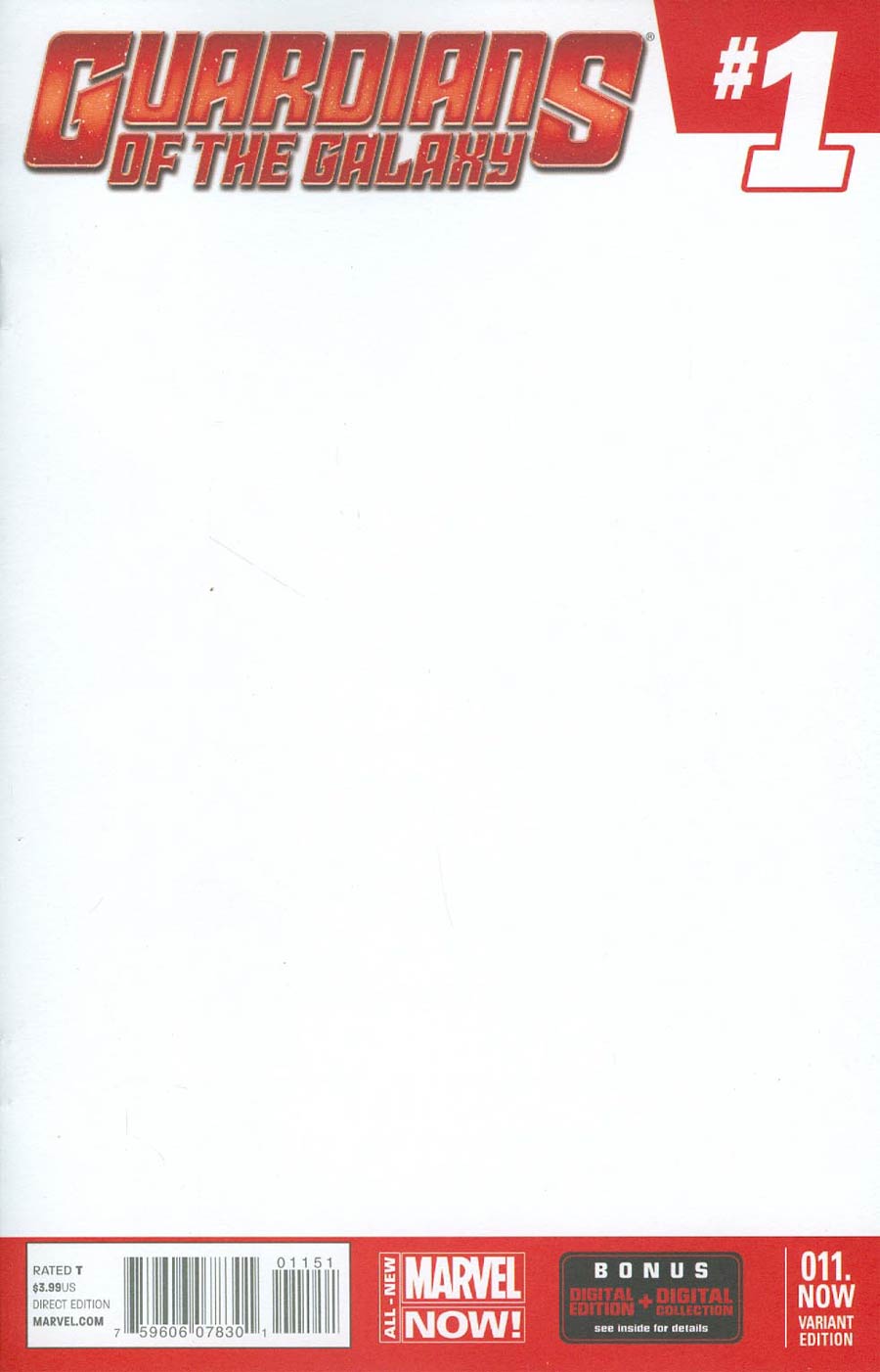 Guardians Of The Galaxy Vol 3 #11 NOW Cover B Variant Blank Cover (Trial Of Jean Grey Part 2)