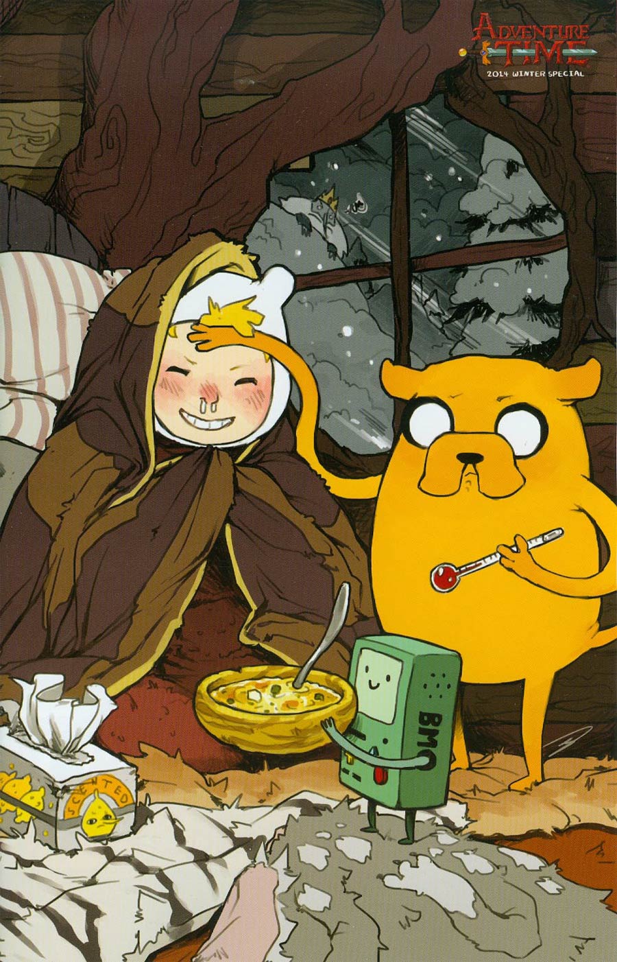 Adventure Time 2014 Winter Special #1 Cover B Incentive Theresa Zysk Virgin Variant Cover