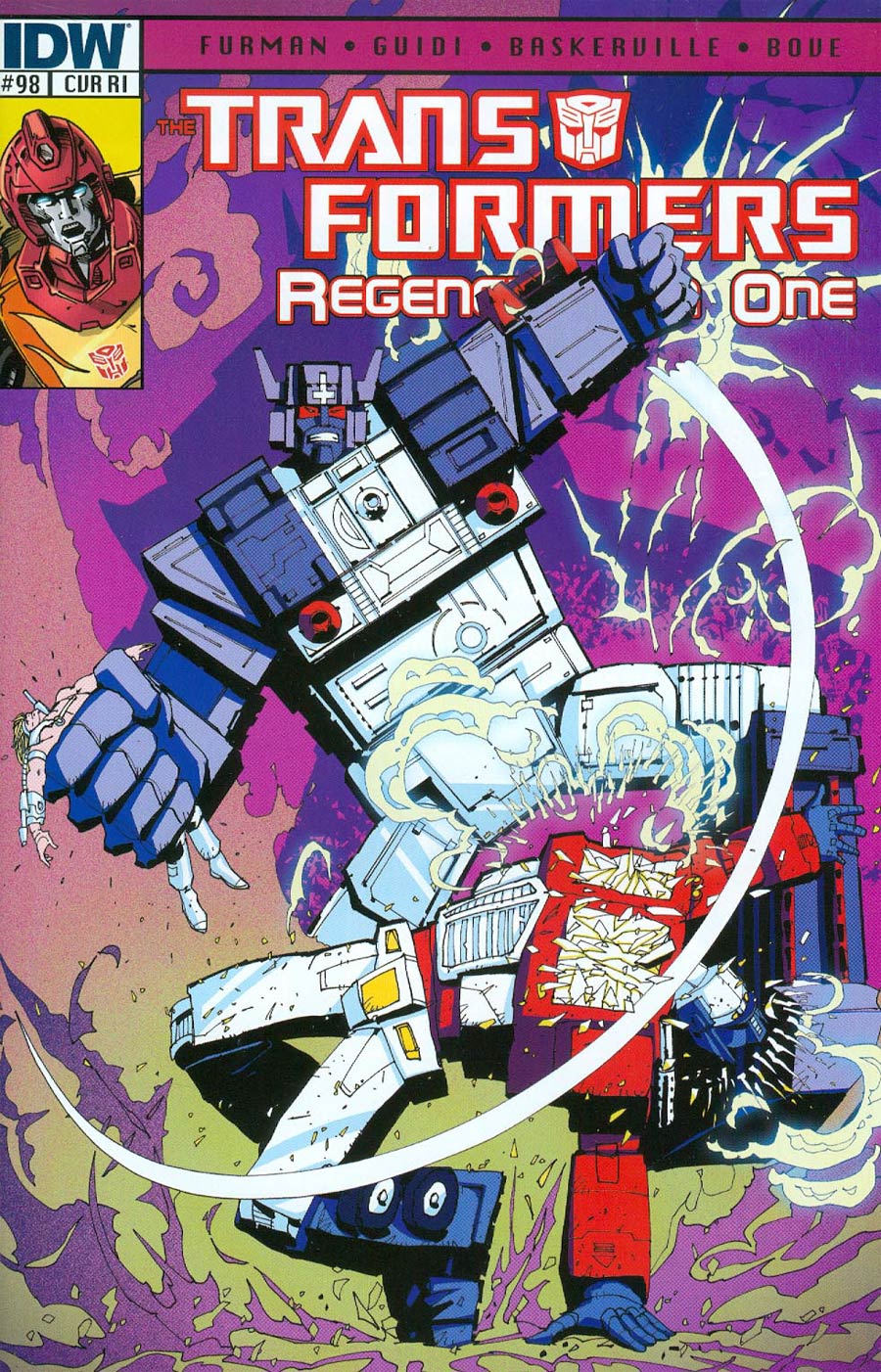 Transformers Regeneration One #98 Cover C Incentive Geoff Senior Variant Cover