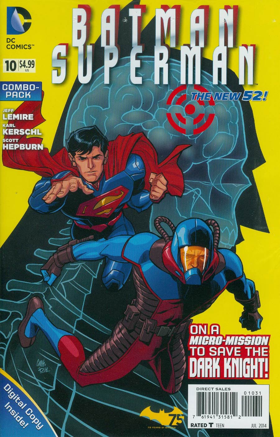 Batman Superman #10 Cover B Combo Pack With Polybag (First Contact Epilogue)