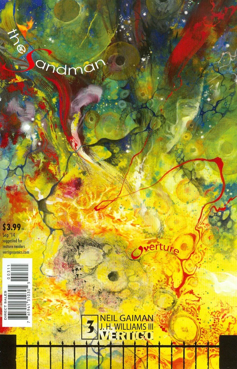 Sandman Overture #3 Cover A Regular JH Williams III Cover