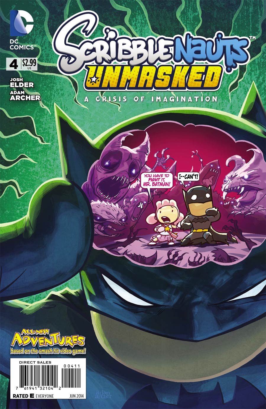 Scribblenauts Unmasked Crisis Of Imagination #4 Cover A Regular Adam Archer Cover