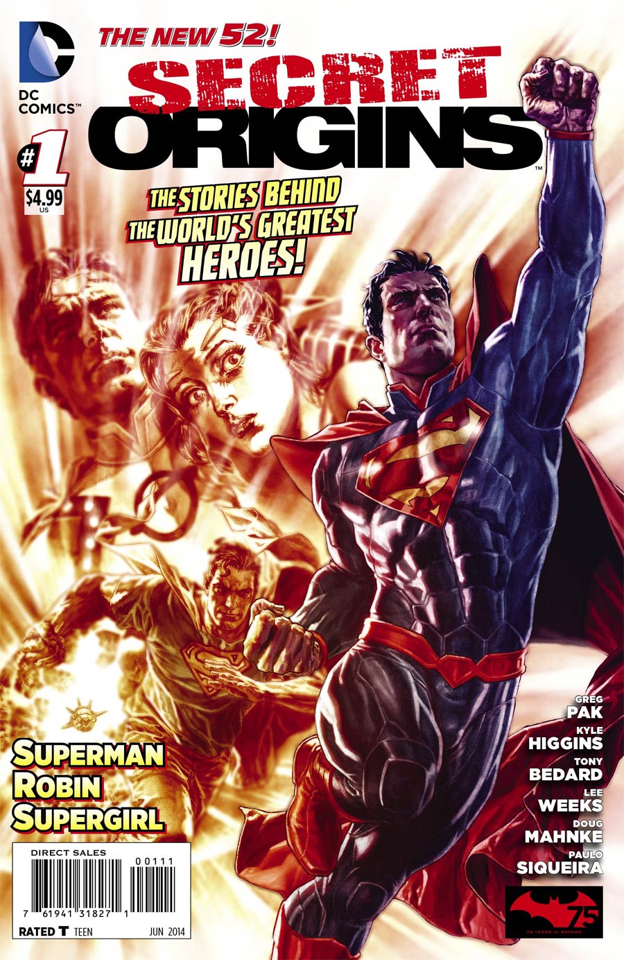 Secret Origins Vol 4 #1 Cover A Regular Lee Bermejo Cover