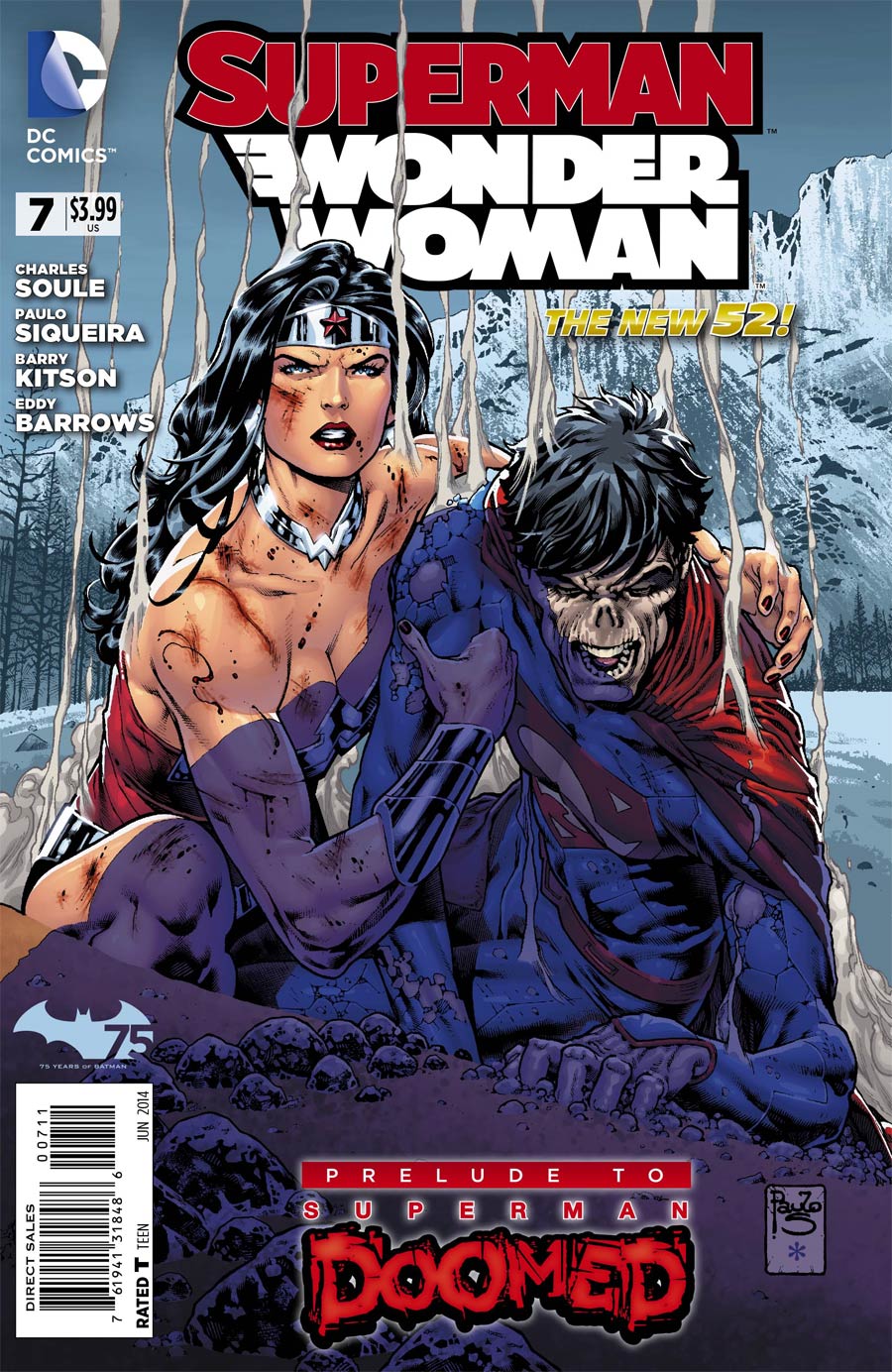 Superman Wonder Woman #7 Cover A Regular Paulo Siqueira Cover (Superman Doomed Prelude)