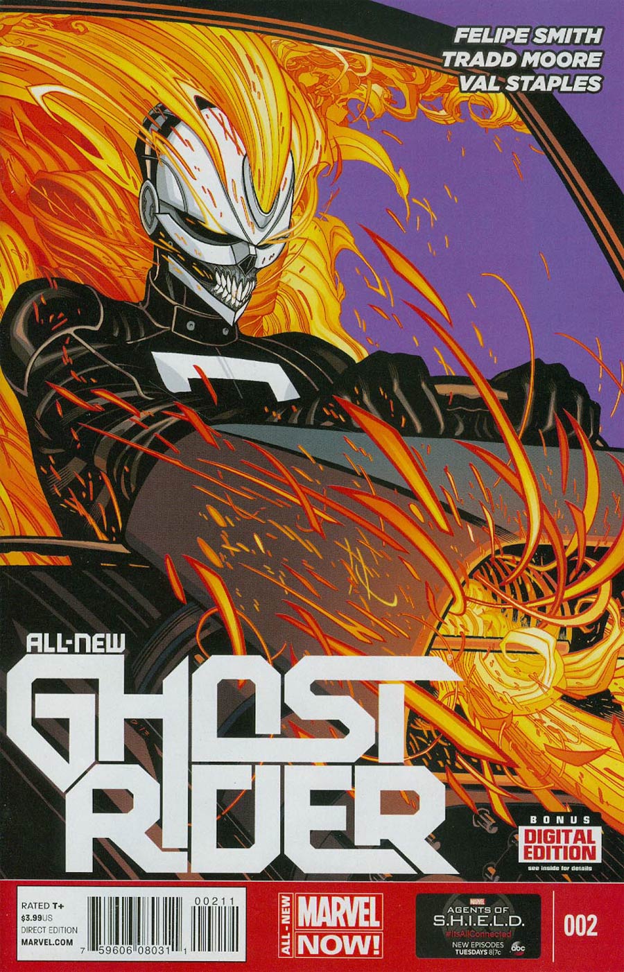 All-New Ghost Rider #2 Cover A 1st Ptg Regular Tradd Moore Cover