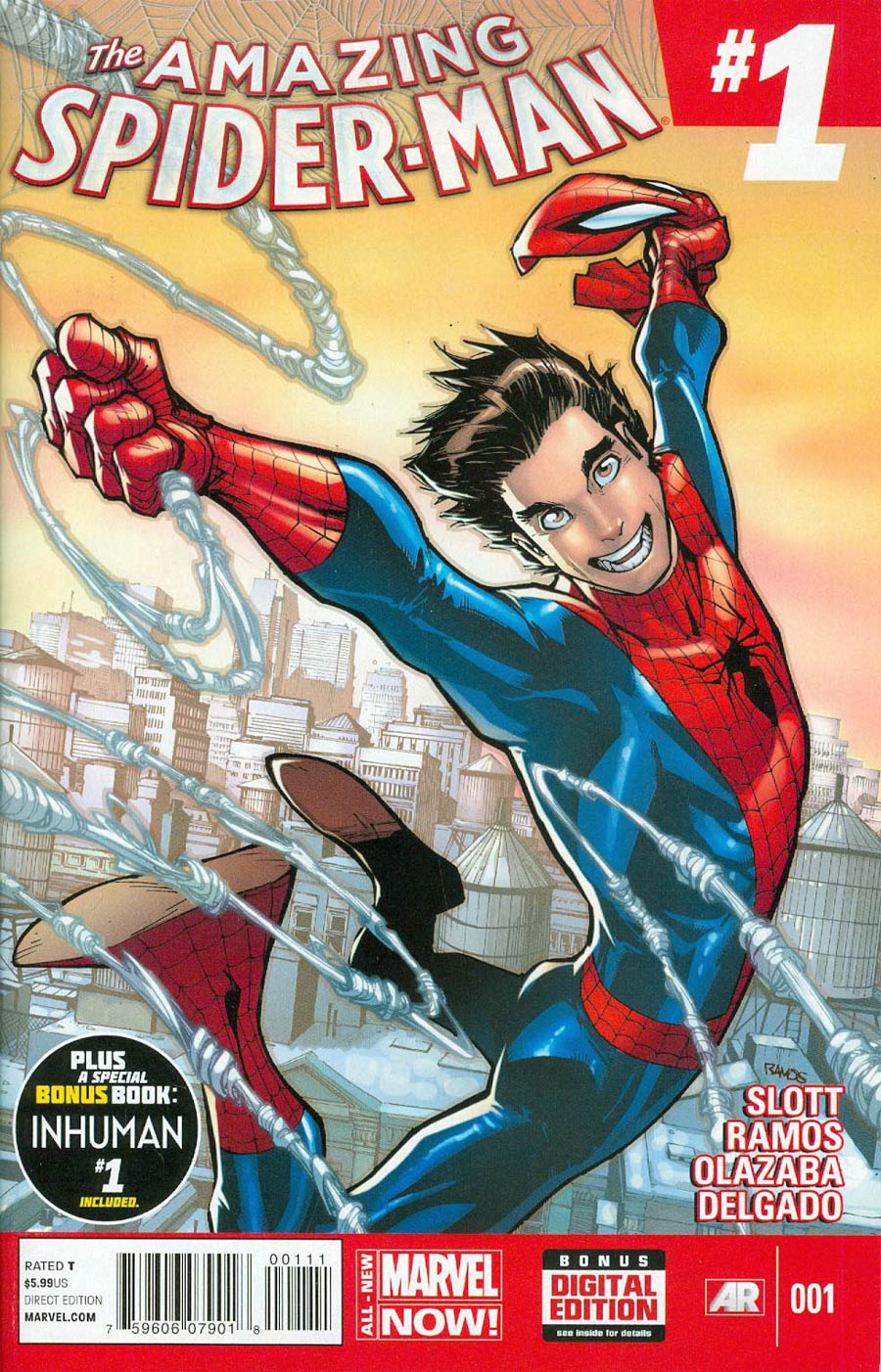 Amazing Spider-Man Vol 3 #1 Cover A 1st Ptg Regular Humberto Ramos Cover