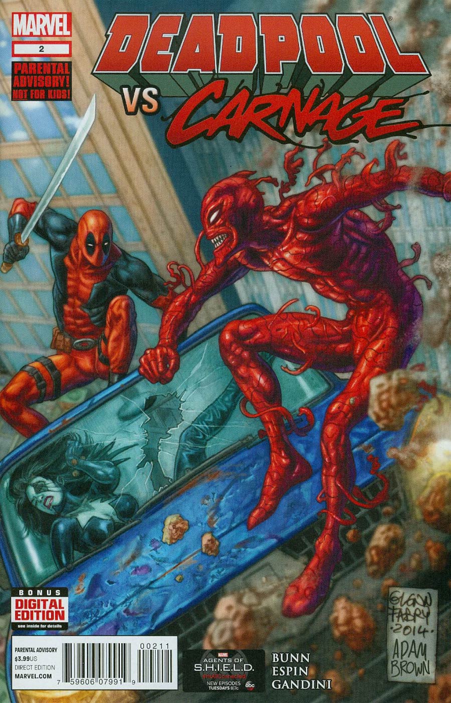 Deadpool vs Carnage #2 Cover A 1st Ptg Regular Glenn Fabry Cove