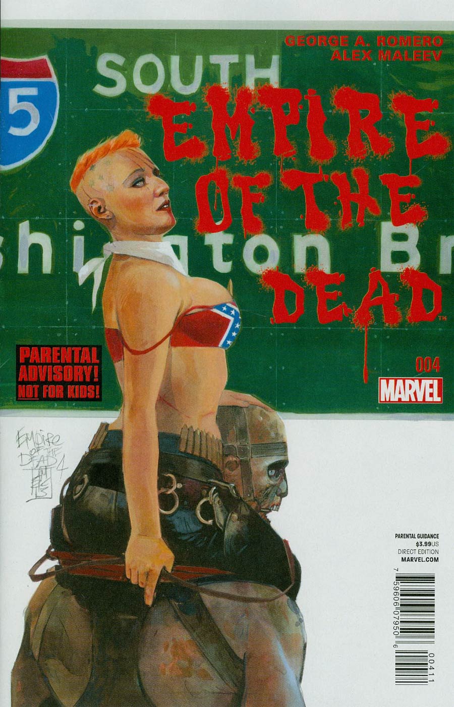 George Romeros Empire Of The Dead Act One #4 Cover A Regular Alex Maleev Cover