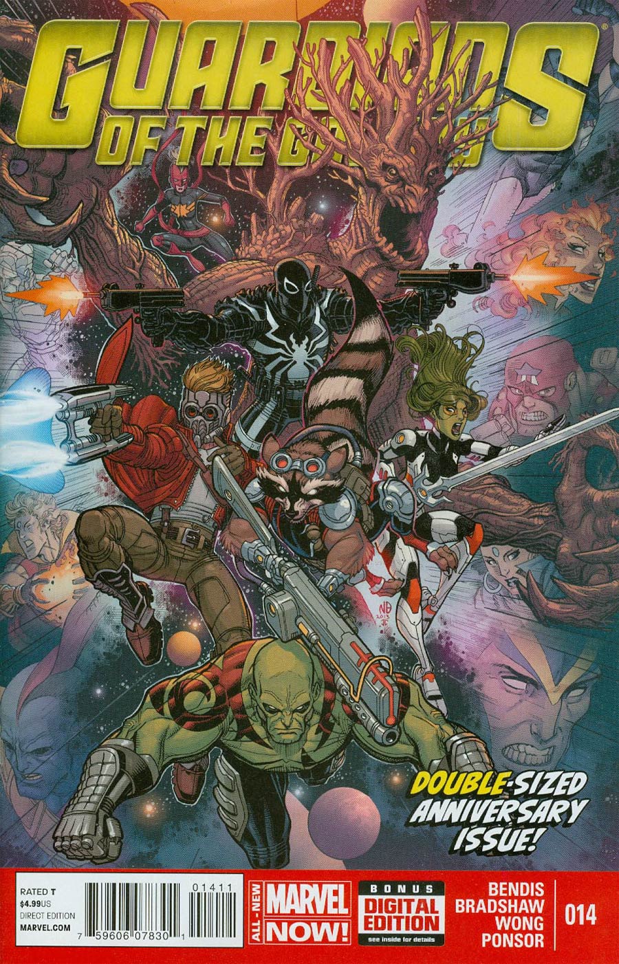 Guardians Of The Galaxy Vol 3 #14 Cover A 1st Ptg Regular Nick Bradshaw Cover