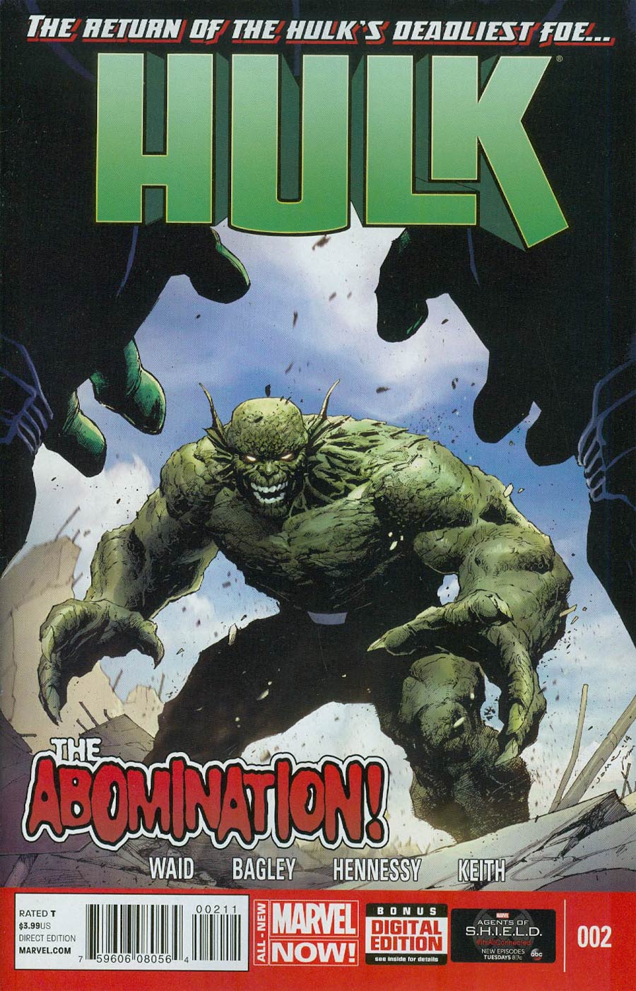 Hulk Vol 3 #2 Cover A 1st Ptg Regular Jerome Opena Cover