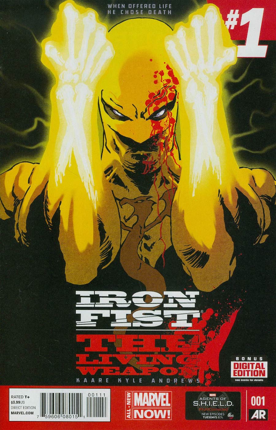 Iron Fist Living Weapon #1 Cover A 1st Ptg Regular Kaare Andrews Cover