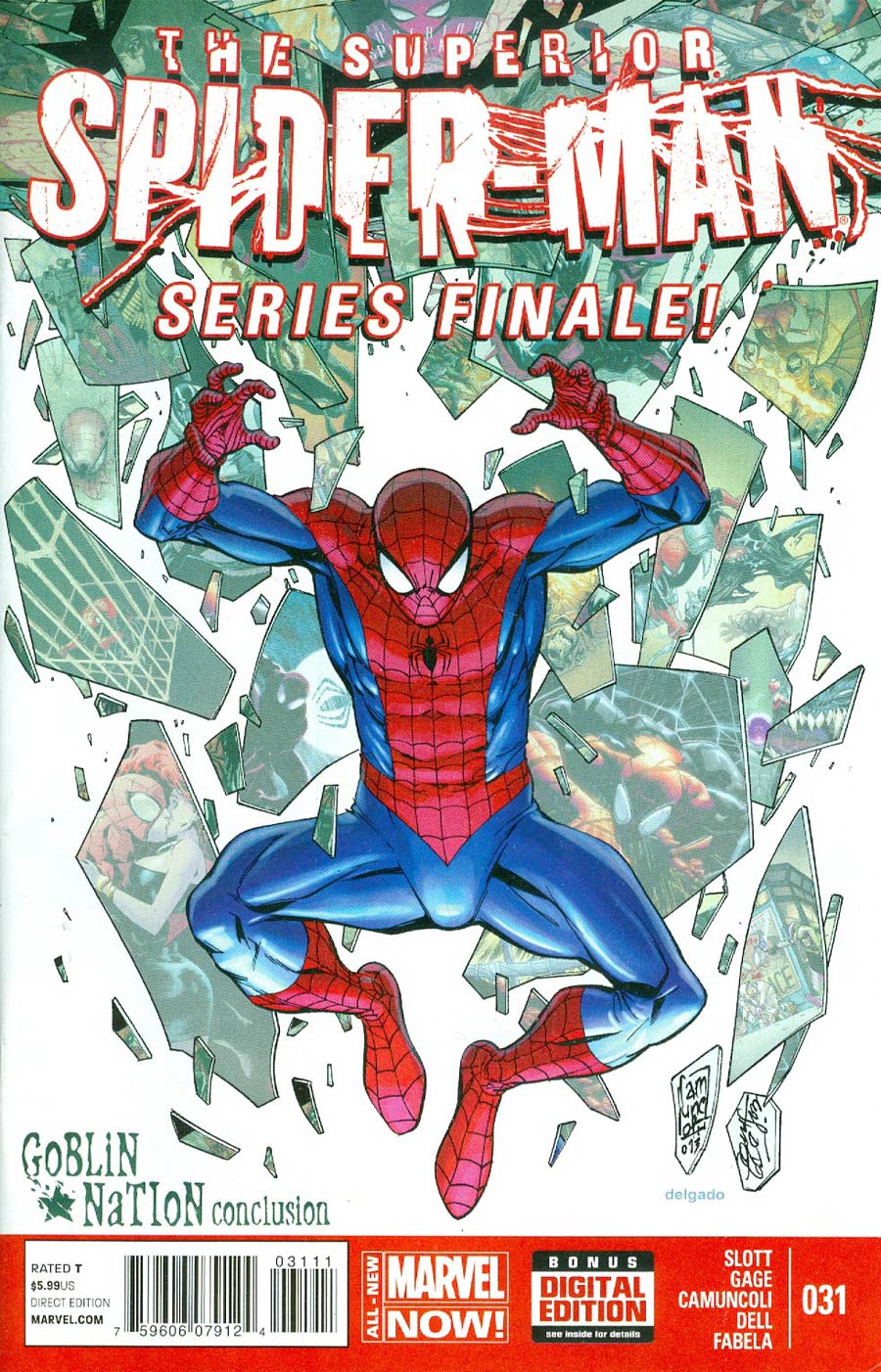 Superior Spider-Man #31 Cover A 1st Ptg Regular Giuseppe Camuncoli Cover