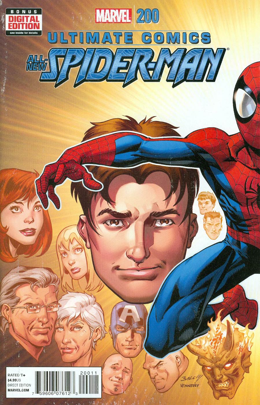 Ultimate Spider-Man #200 Cover A Mark Bagley Peter Parker