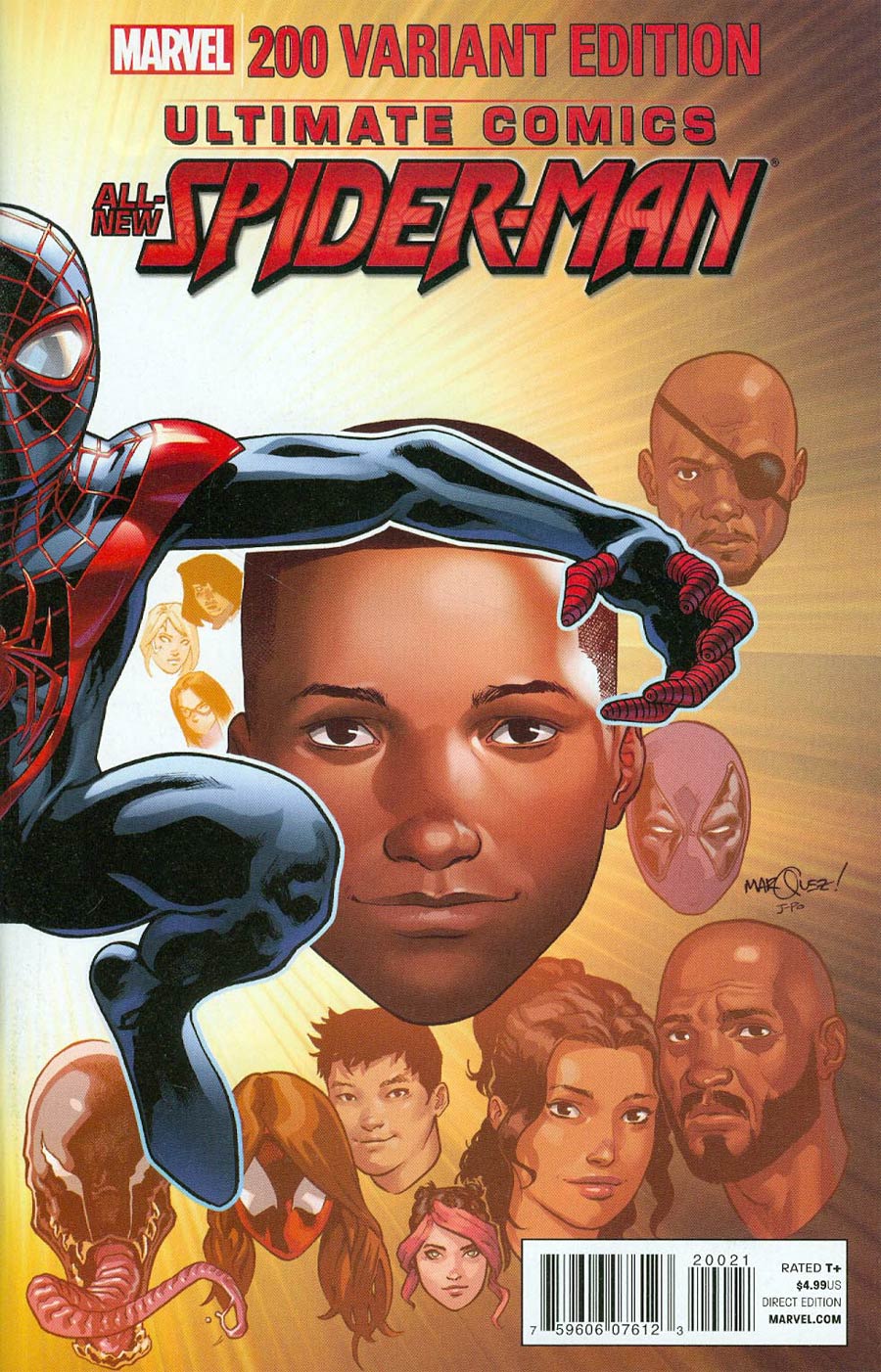 Ultimate Spider-Man #200 Cover B David Marquez Miles Morales