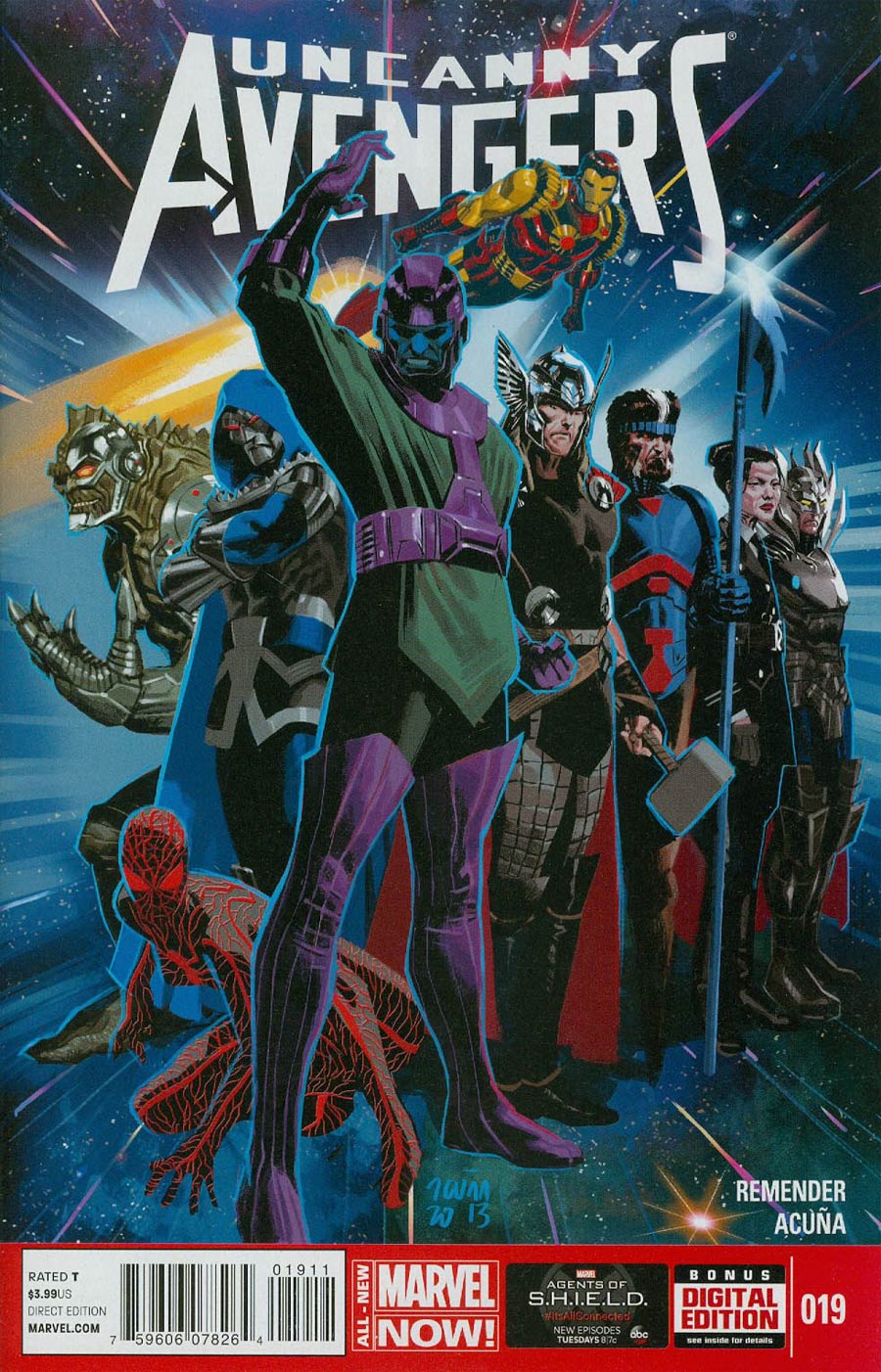 Uncanny Avengers #19 Cover A Regular Daniel Acuna Cover