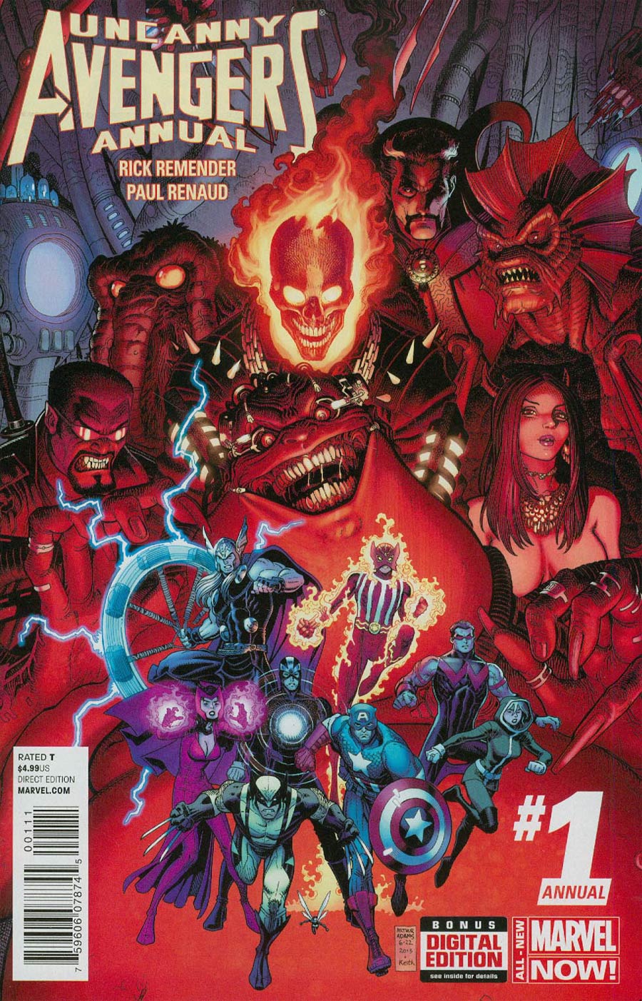 Uncanny Avengers Annual #1 Cover A Regular Art Adams Cover
