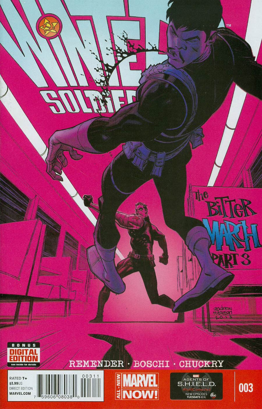 Winter Soldier Bitter March #3 Cover A Regular Andrew Robinson Cover