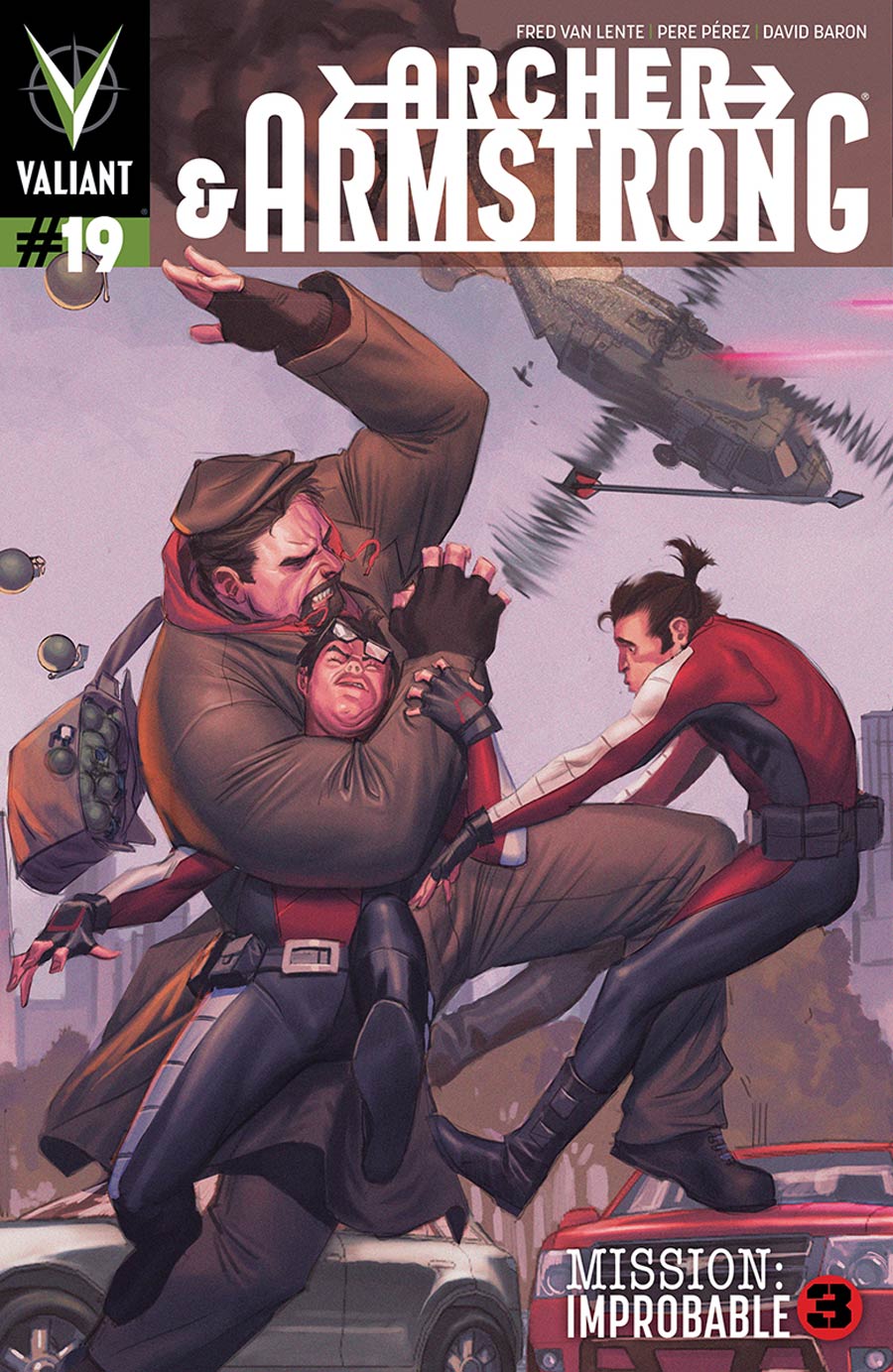 Archer & Armstrong Vol 2 #19 Cover B Variant Jorge Molina Interlocking Pullbox Cover (Mission Improbable Part 3)