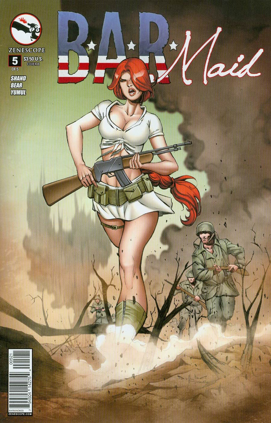 B.A.R. Maid #5 Cover B Pasquale Qualano