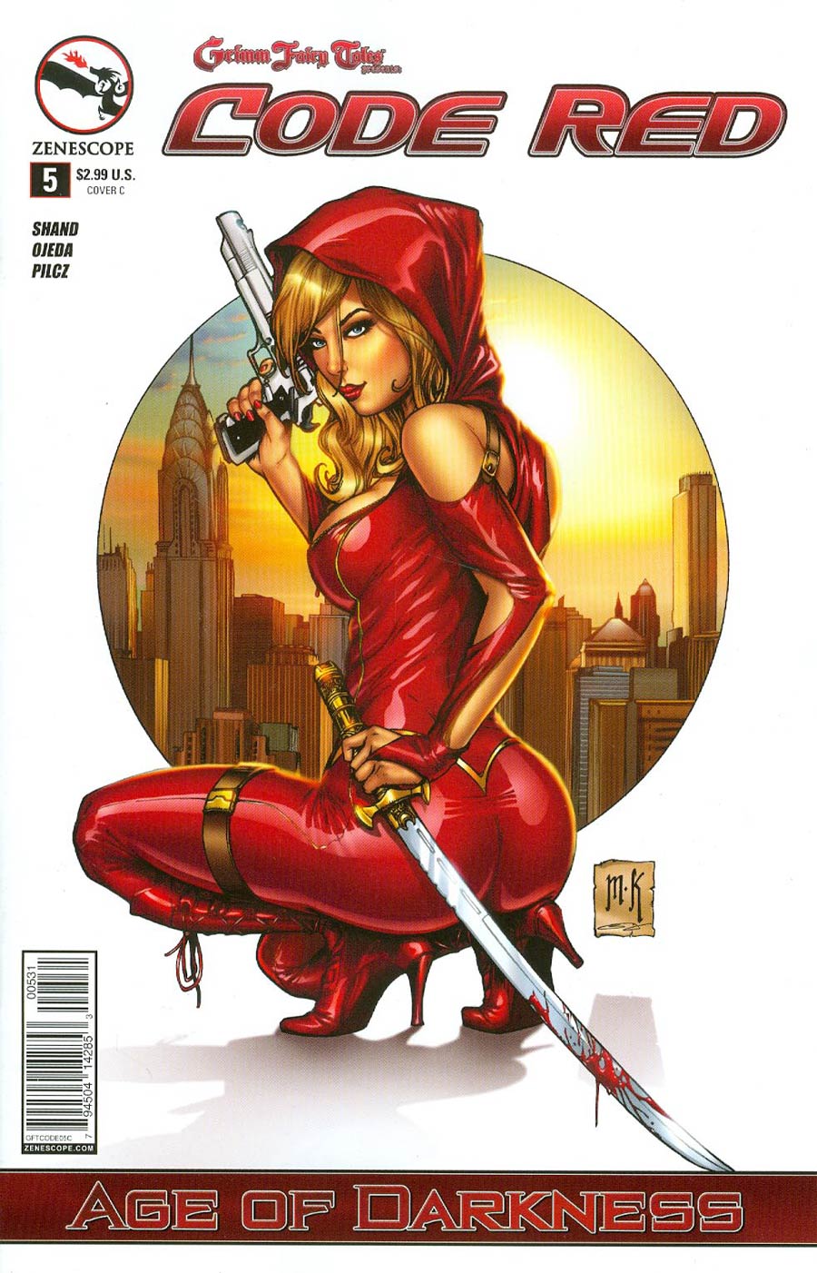 Grimm Fairy Tales Presents Code Red #5 Cover C Mike Krome (Age Of Darkness Tie-In)