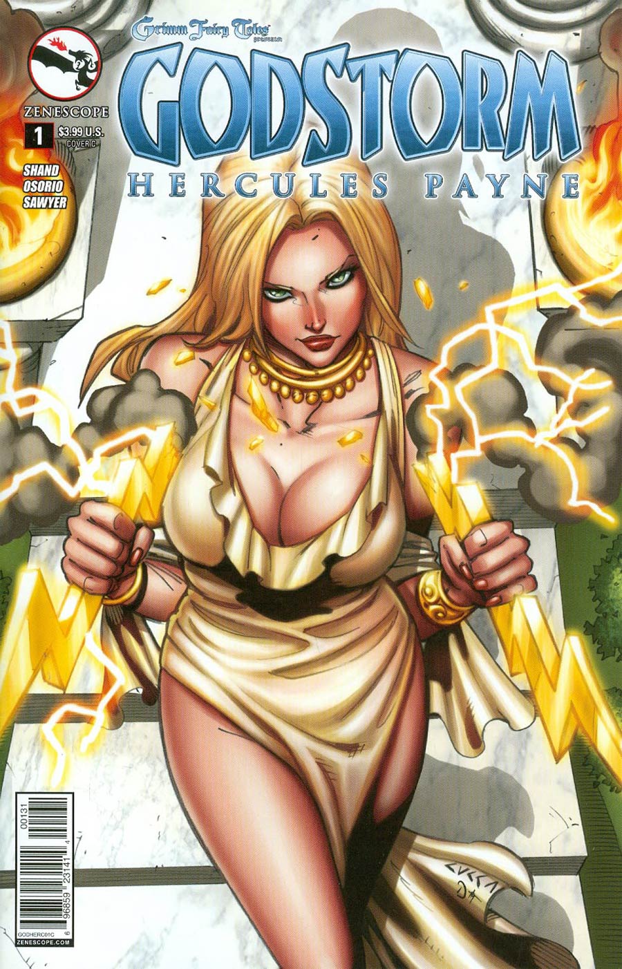 Grimm Fairy Tales Presents Godstorm Hercules Payne #1 Cover C Vincenzo Cucca